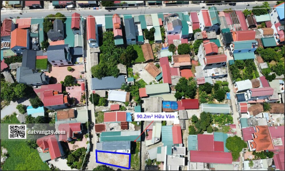 Bán đất Hữu Văn Chương Mỹ 90,2m² Sổ đỏ chính chủ, pháp lý rõ ràng
